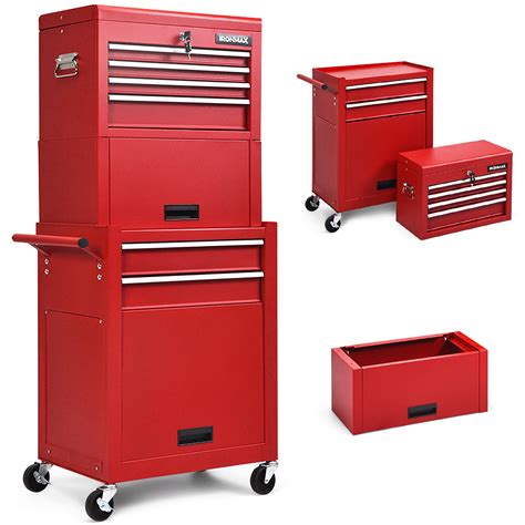 red metal tool box at walmart|red rolling tool box.